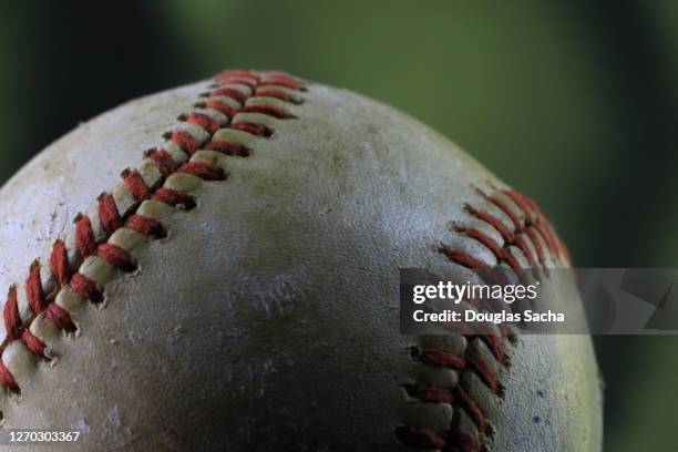 baseball that was game used - baseball texture stock pictures, royalty-free photos & images