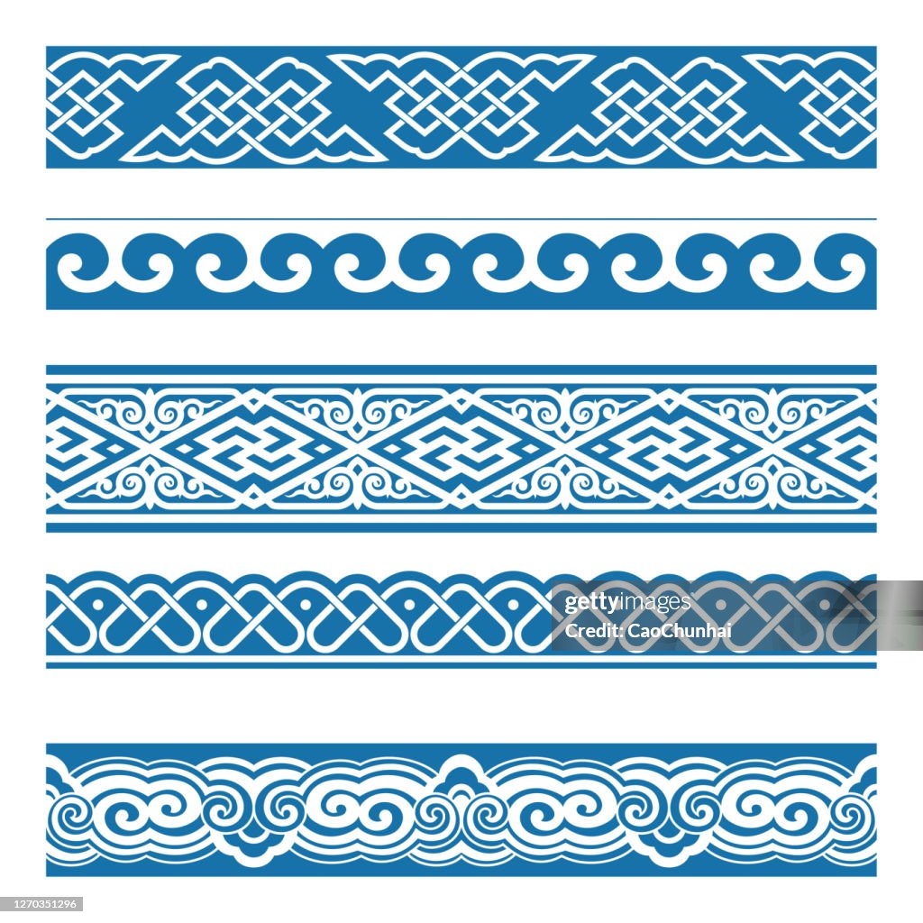 China With Ridges Pattern Chinese Designs And Patterns Borders
