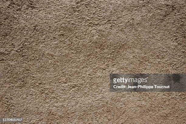 adobe wall texture in west azerbaidjan province, iran - adobe texture stock pictures, royalty-free photos & images