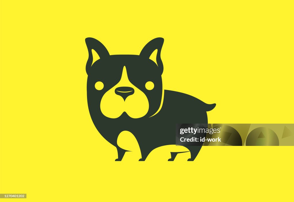 French bulldog symbol