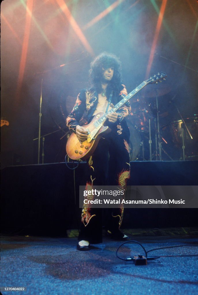 Led Zeppelin Perform At Earls Court