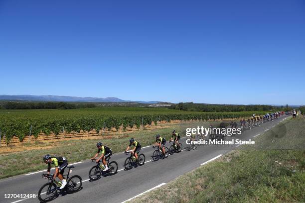 Sam Bewley of New Zealand and Team Mitchelton - Scott / Jack Bauer of New Zealand and Team Mitchelton - Scott / Luka Mezgec of Slovenia and Team...