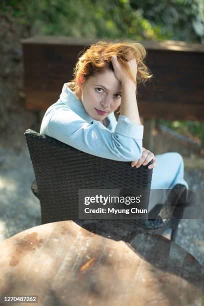 Filmmaker and actress Amy Seimetz is photographed for Los Angeles Times on August 18, 2020 in Los Angeles, California. PUBLISHED IMAGE. CREDIT MUST...