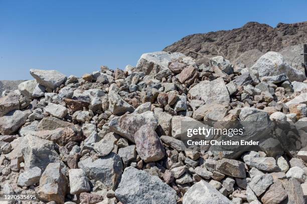 The Roessing Uranium Mine stands near Arandis, Namibia, on April 5, 2019. The Roessing Uranium Mine in Namibia is one of the oldest and largest open...