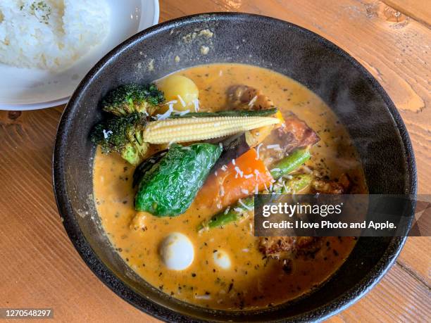 soup curry - 札幌市 stock-fotos und bilder