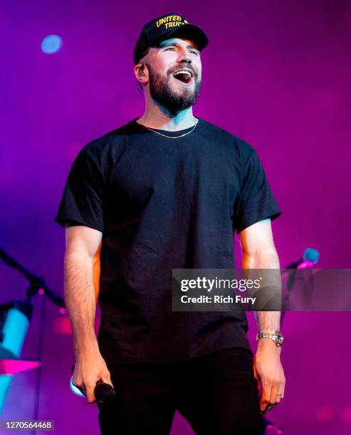 Sam Hunt performs onstage during Day 3 of "Red Rocks Unpaused" 3-Day Music Festival presented by Visible at Red Rocks Amphitheatre on September 03,...