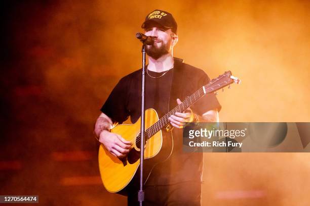 Sam Hunt performs onstage during Day 3 of "Red Rocks Unpaused" 3-Day Music Festival presented by Visible at Red Rocks Amphitheatre on September 03,...