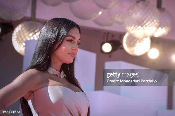 Spanish model Georgina Rodriguez at the 77 Venice International Film Festival 2020. The Human Voice Red Carpet. Venice , September 3rd, 2020