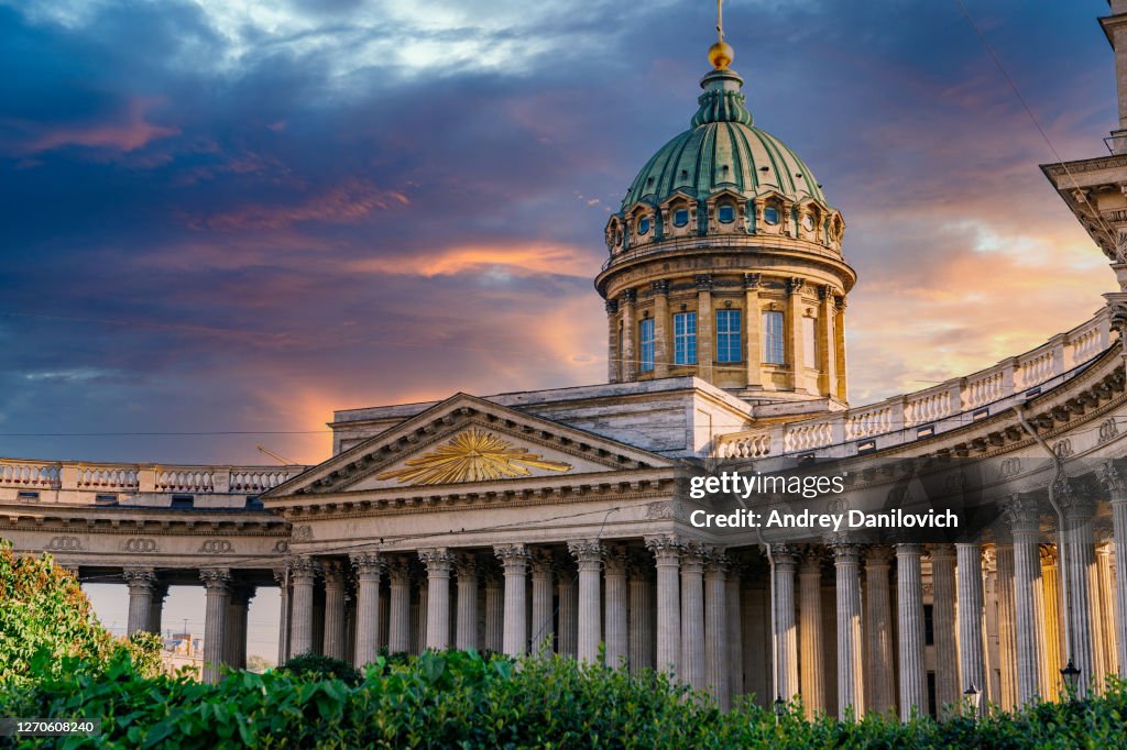 Kazan Cathedral (Kazanskiy Kafedralniy Sobor) in Saint Petersburg.