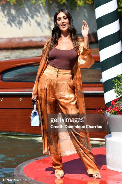 Cecilia Rodriguez is seen arriving at the Excelsior during the 77th Venice Film Festival on September 04, 2020 in Venice, Italy.
