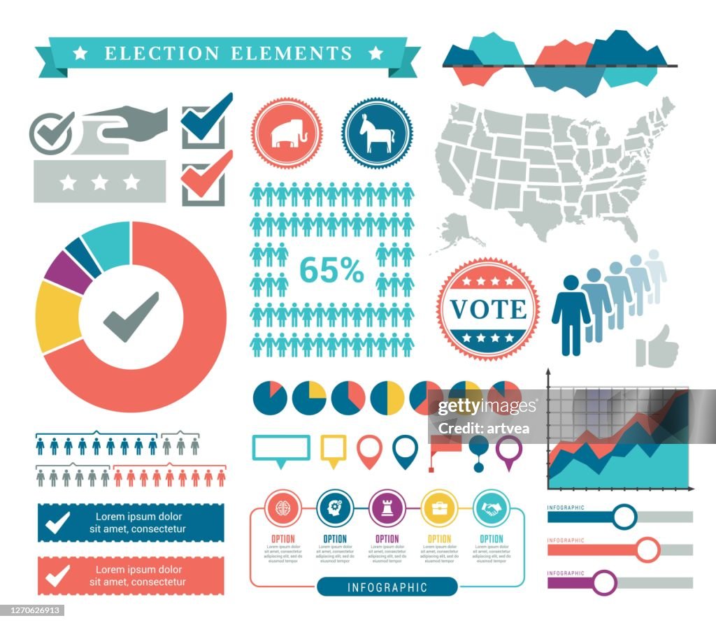 Election Vs Graphics Voting Ifographic Set High-Res Vector Graphic - Getty Images