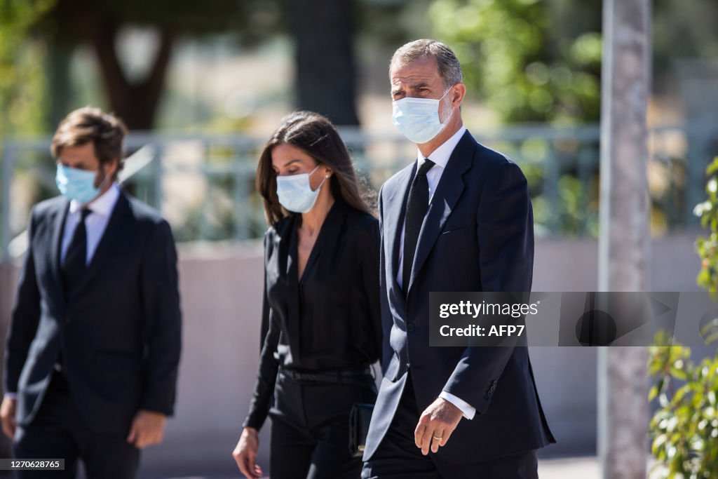 The Kings Of Spain In The Funeral Of Jaime Carvajal