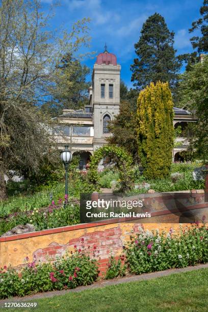 historic convent gallery daylesford located on the slopes of wombat hill - daylesford victoria stock pictures, royalty-free photos & images