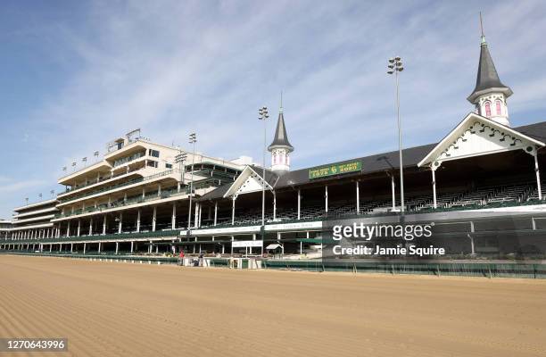 General view of Churchill Downs ahead of the 146th running of the Kentucky Derby at Churchill Downs on September 04, 2020 in Louisville, Kentucky.