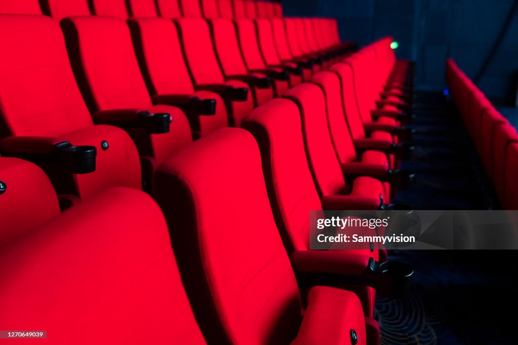 Red seats in theather