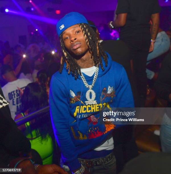 Rapper King Von attends Compound Saturday Nights at Compound on August 29, 2020 in Atlanta, Georgia.