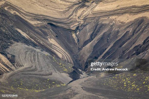 volcanic landscape, surtsey island, iceland - surtsey stock pictures, royalty-free photos & images