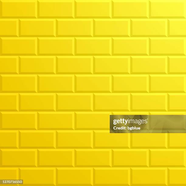 abstract yellow background - geometric texture - neon rectangles stock illustrations