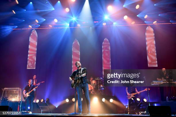 Scotty McCreery performs onstage at Ryman Auditorium on September 04, 2020 in Nashville, Tennessee.
