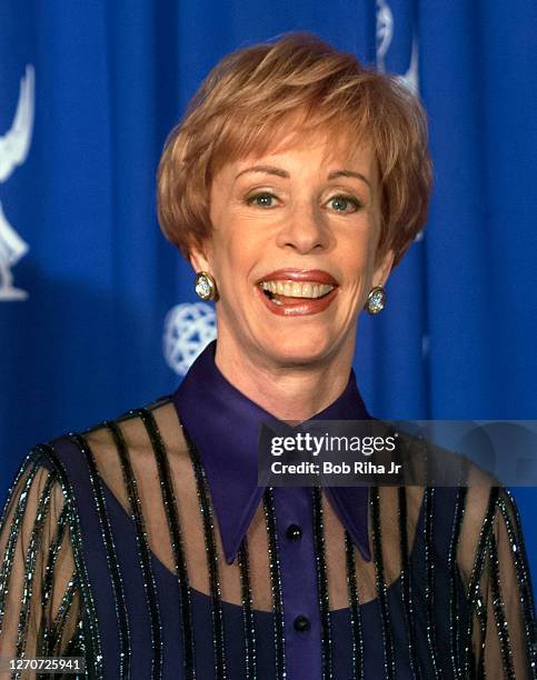 Carol Burnett at Emmy Awards Show, September 8, 1996 in Pasadena, California.