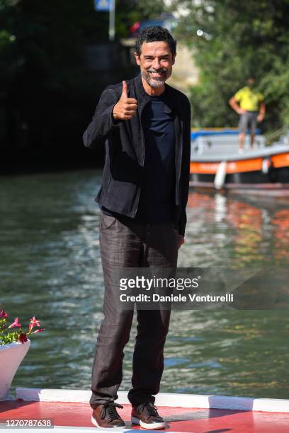 Alessandro Gassmann is seen arriving at the Excelsior during the 77th Venice Film Festival on September 05, 2020 in Venice, Italy.