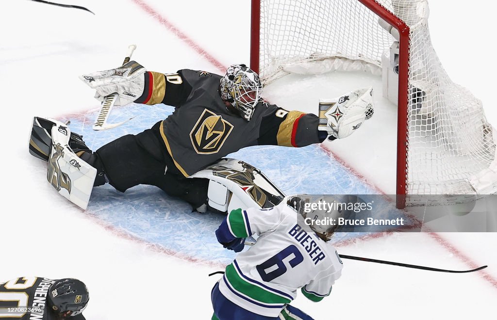 Vancouver Canucks v Vegas Golden Knights - Game Seven
