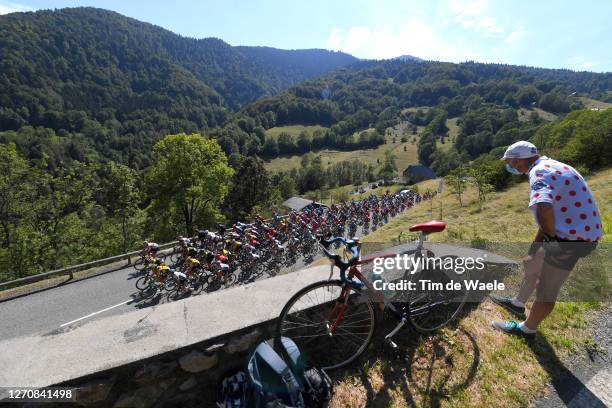 Warren Barguil of France and Team Arkea - Samsic / David De La Cruz Melgarejo of Spain and UAE Team Emirates / Tony Martin of Germany and Team Jumbo...