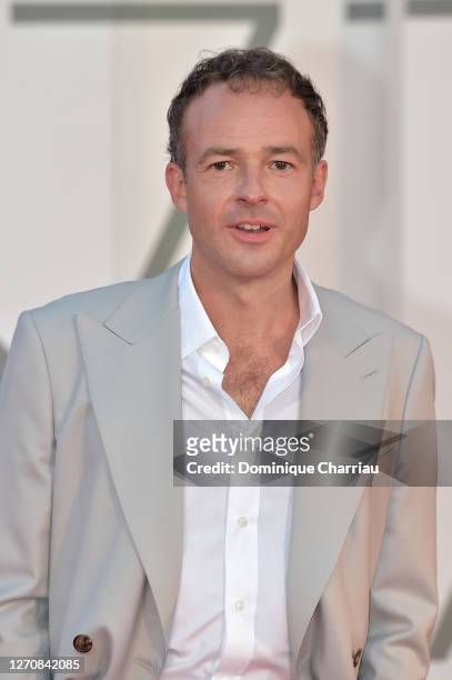 Patrick Kennedy walks the red carpet ahead of the movie "Miss Marx" at the 77th Venice Film Festival on September 05, 2020 in Venice, Italy.