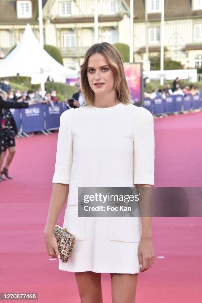 Actress Christine Gautier attends the "Teddy" premiere at 46th Deauville American Film Festival on September 05, 2020 in Deauville, France. .