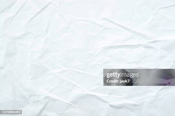 crumpled paper - wrinkled paper stock pictures, royalty-free photos & images