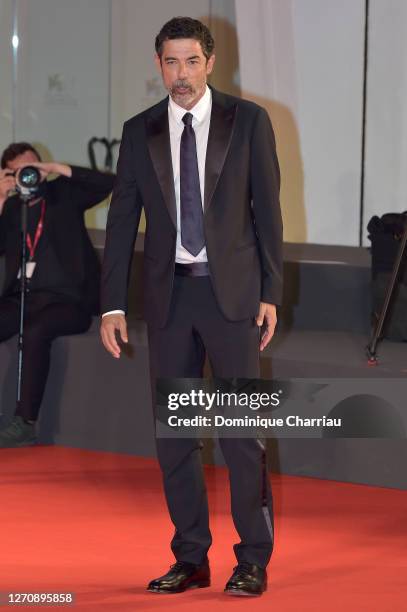 Alessandro Gassmann walks the red carpet ahead of the movie "Miss Marx" at the 77th Venice Film Festival on September 05, 2020 in Venice, Italy.