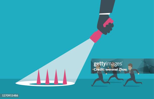 obstacle course - mouse trap stock illustrations