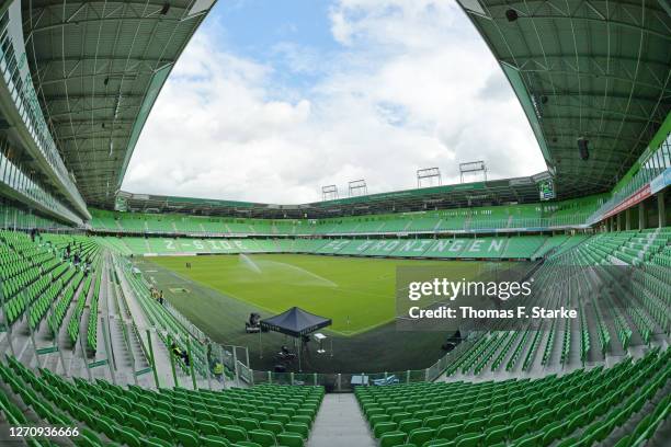 General view of the stadium prior to the pre-season friendly match between FC Groningen and Arminia Bielefeld at Hitachi Capital Mobility Stadion on...