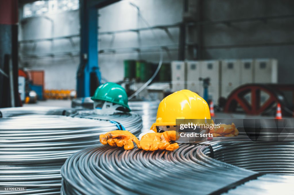 Cable manufacturing machine in steel industry