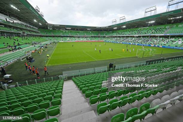 General view of the tribunes spectators can sit on during the pre-season friendly match between FC Groningen and Arminia Bielefeld at Hitachi Capital...