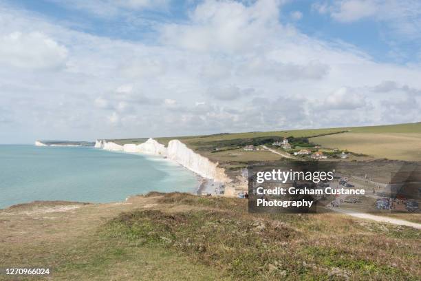 birling gap - birling gap stock pictures, royalty-free photos & images