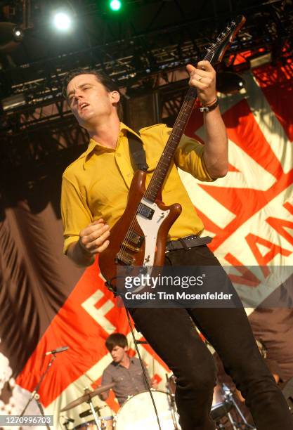 Nick McCarthy of Franz Ferdinand performs during day three of the Austin City Limits Music Festival at Zilker Park on September 24, 2005 in Austin,...