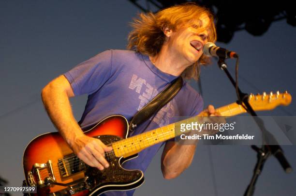 Dan Auerbach of The Black Keys performs during day three of the Austin City Limits Music Festival at Zilker Park on September 24, 2005 in Austin,...