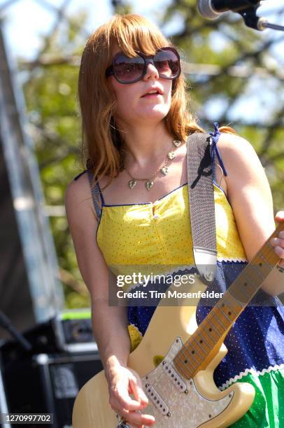 Jenny Lewis of Rilo Kiley performs during day three of the Austin City Limits Music Festival at Zilker Park on September 24, 2005 in Austin, Texas.