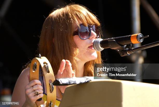 Jenny Lewis of Rilo Kiley performs during day three of the Austin City Limits Music Festival at Zilker Park on September 24, 2005 in Austin, Texas.