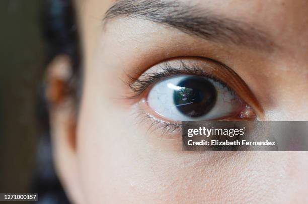 extreme close-up of human eye - staring up stock pictures, royalty-free photos & images