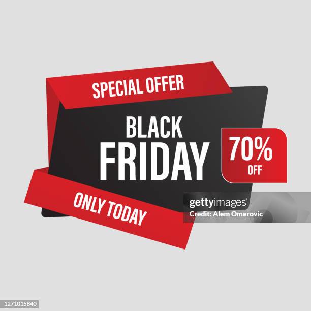 black friday sale stickers - black friday sale stock pictures, royalty-free photos & images