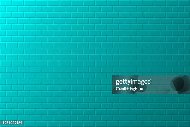 abstract blue green background - geometric texture - blue wall texture stock illustrations
