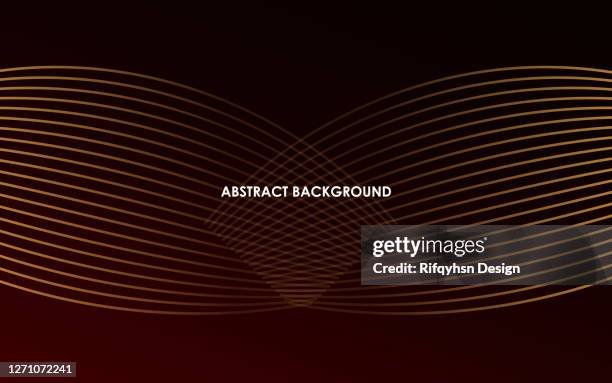abstract modern gradient wave flowing line pattern background. for landing page, brochures, flyers, magazine, business card, branding, banners, headers, book covers, notebooks background vector stock illustration - gold atom structure stock illustrations