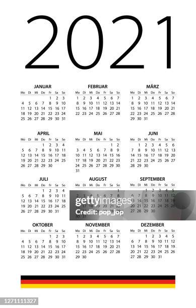 calendar 2021 germany - vector illustration. german language version - april 2021 stock illustrations