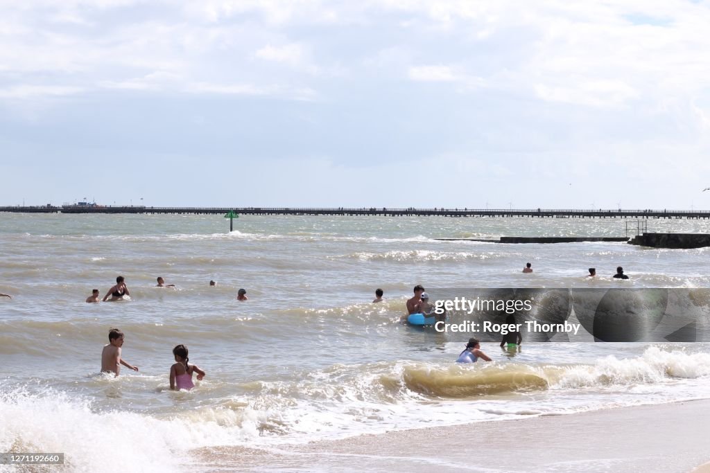 People in the sea