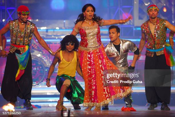 Geeta Kapoor perform at the second season dance reality show Dance India Dance grand finale on April 23,2010 in Mumbai,India