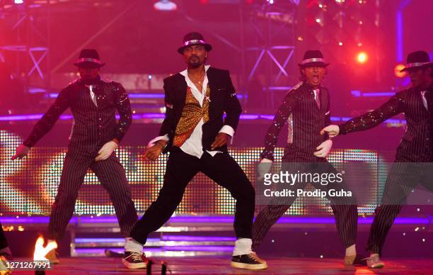 Remo D Souza perform at the second season dance reality show Dance India Dance grand finale on April 23,2010 in Mumbai,India