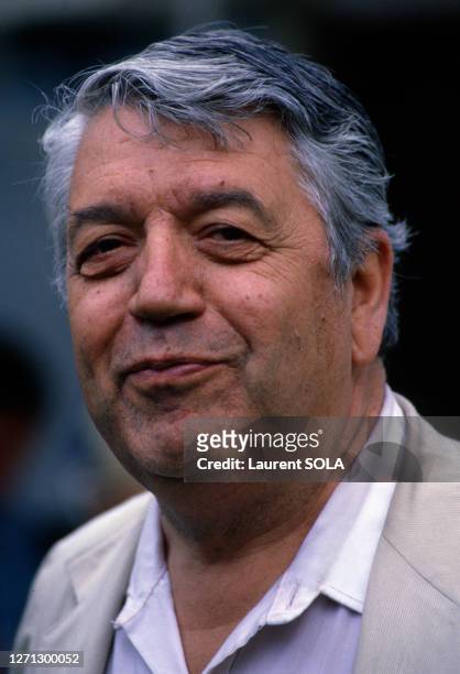 Portrait de Joseph Poli en juin 1986 à Paris, France.