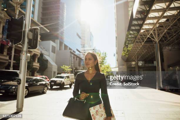 on my way to a meeting - perth cbd stock pictures, royalty-free photos & images